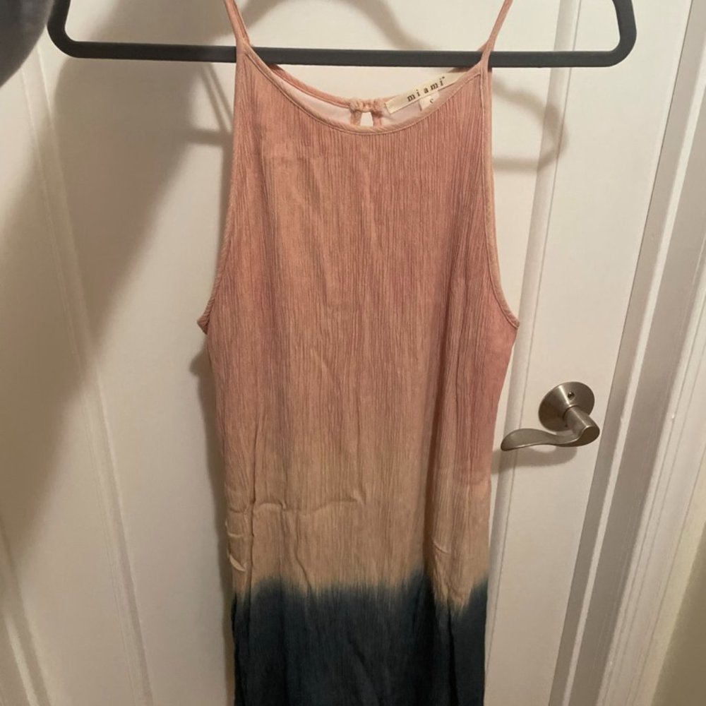 Never Been Worn High Neck Miami Ombre Dress
